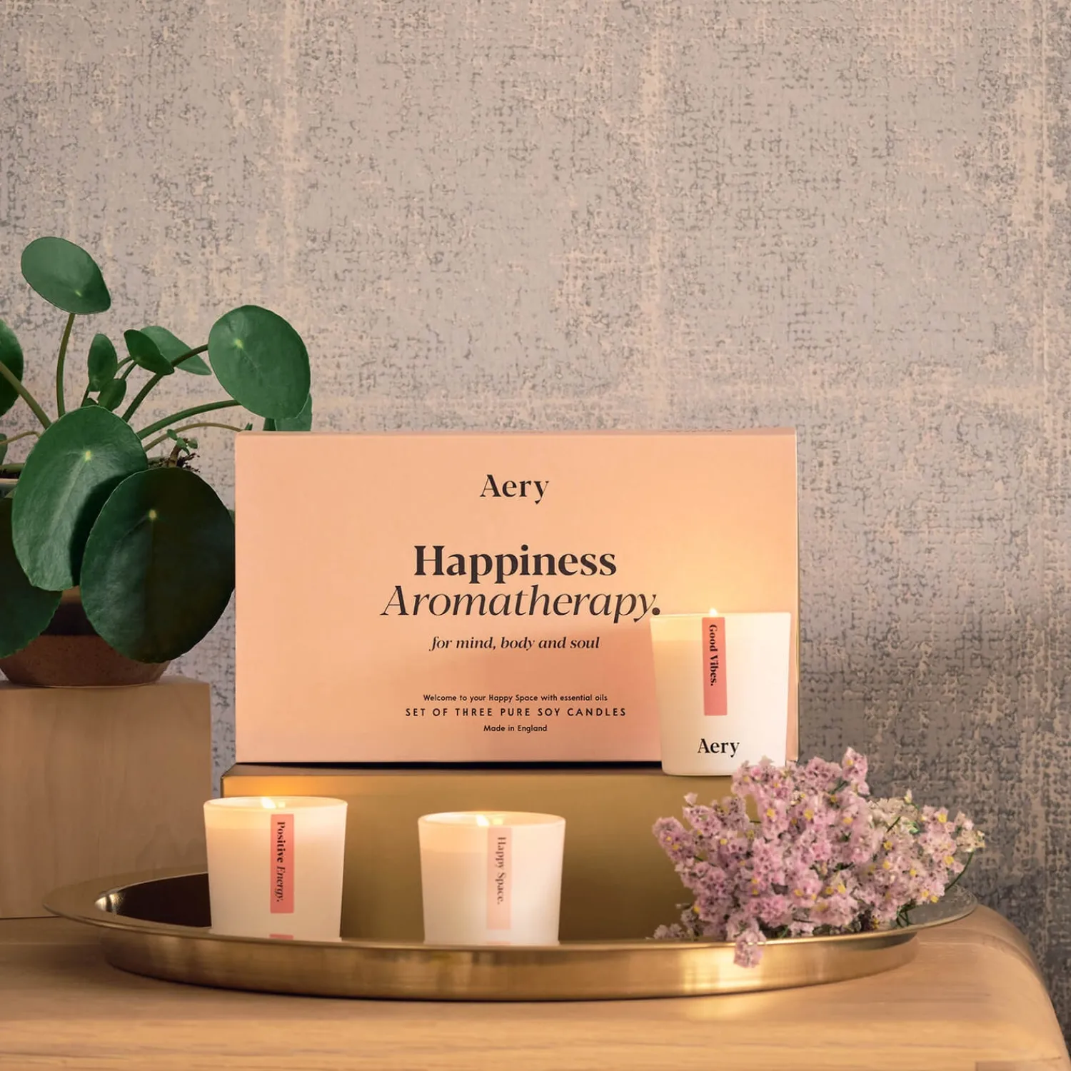 Home Accessories*AERY Aromatherapy Candle Gift Set - Happy Space