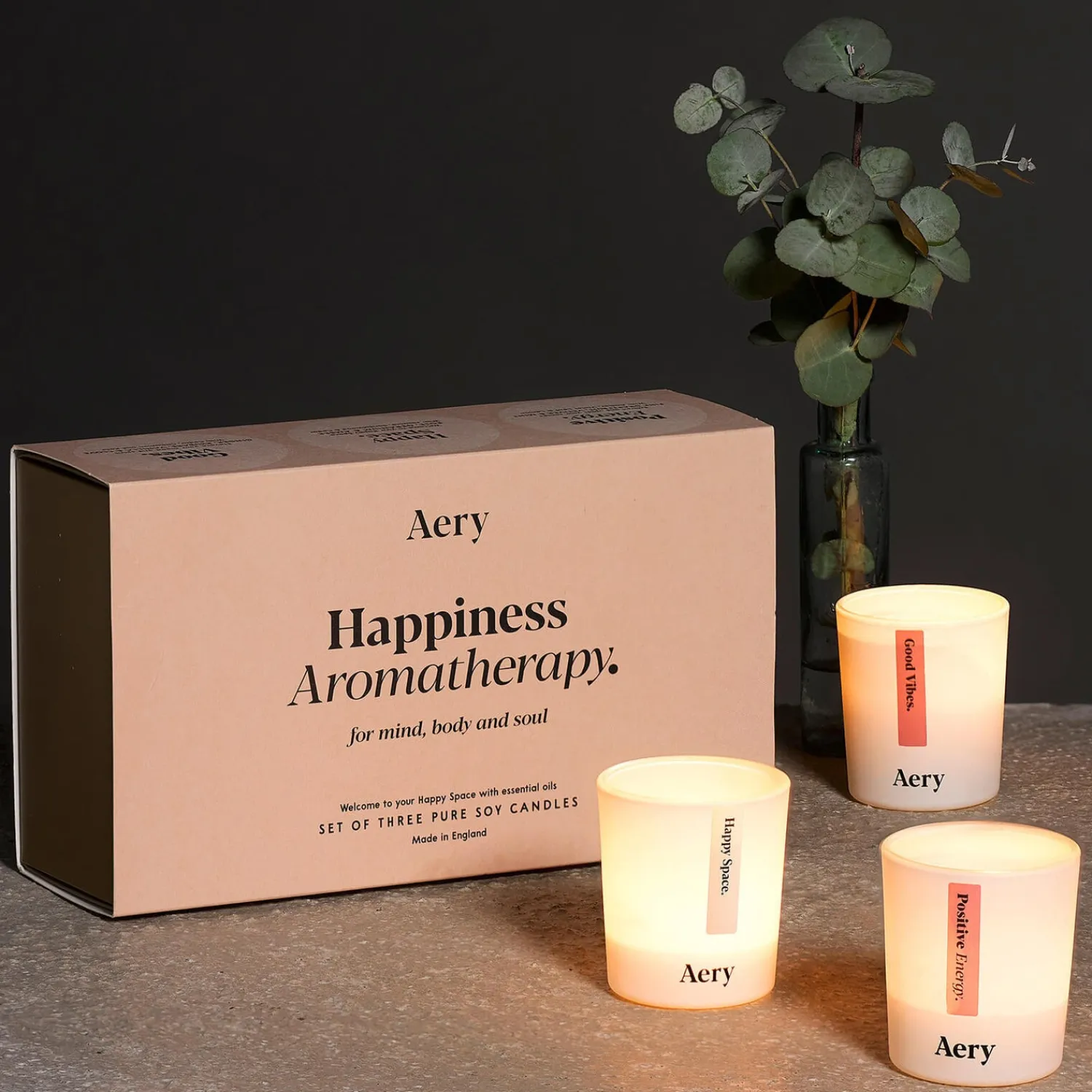 Home Accessories*AERY Aromatherapy Candle Gift Set - Happy Space