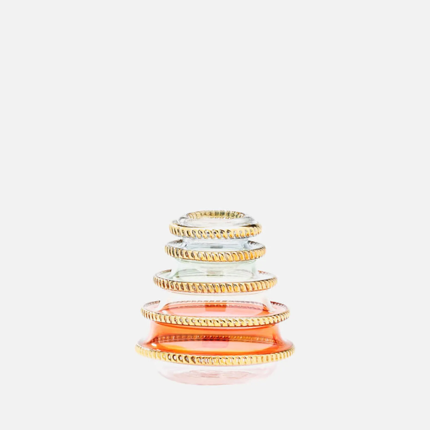 Home Accessories*anna + nina Rainbow Tree Glass Candle Holder