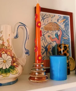 Home Accessories*anna + nina Rainbow Tree Glass Candle Holder