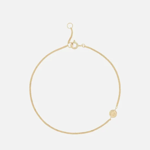 Bracelets & Bangles*anna + nina Smiley Gold Plated Sterling Silver Bracelet