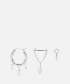 Earrings*anna + nina Surreal Poetry Sterling Silver Earring Set