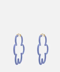 Earrings*anna + nina Wavy Enamel Hoop Earrings