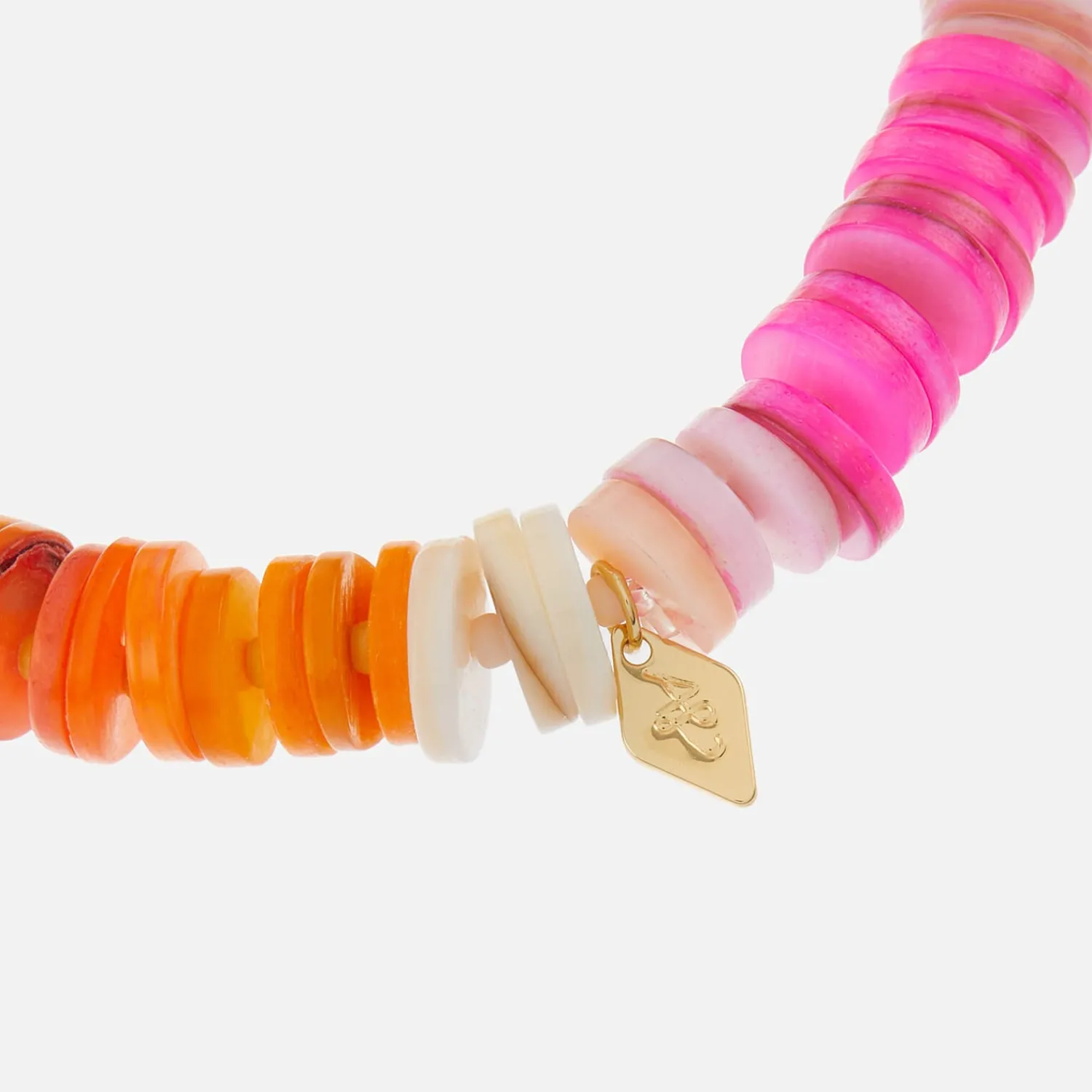 Bracelets & Bangles*Anni Lu Fantasy Glass Bead And Shell Bracelet