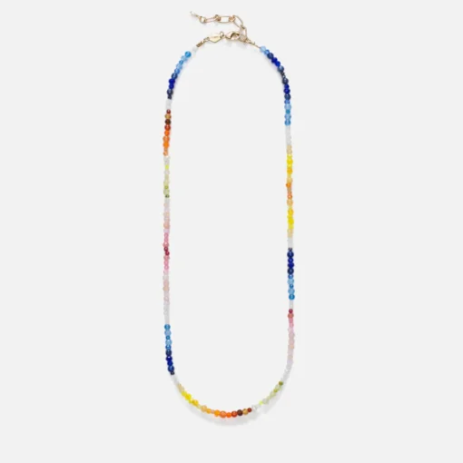 Jewellery Sets*Anni Lu Gili Beadmulti-Stone And Gold-Plated Necklace