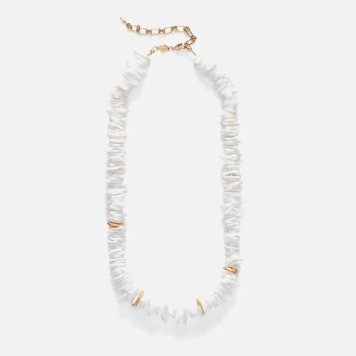 Necklaces*Anni Lu Puka Shell And Glass Bead Necklace