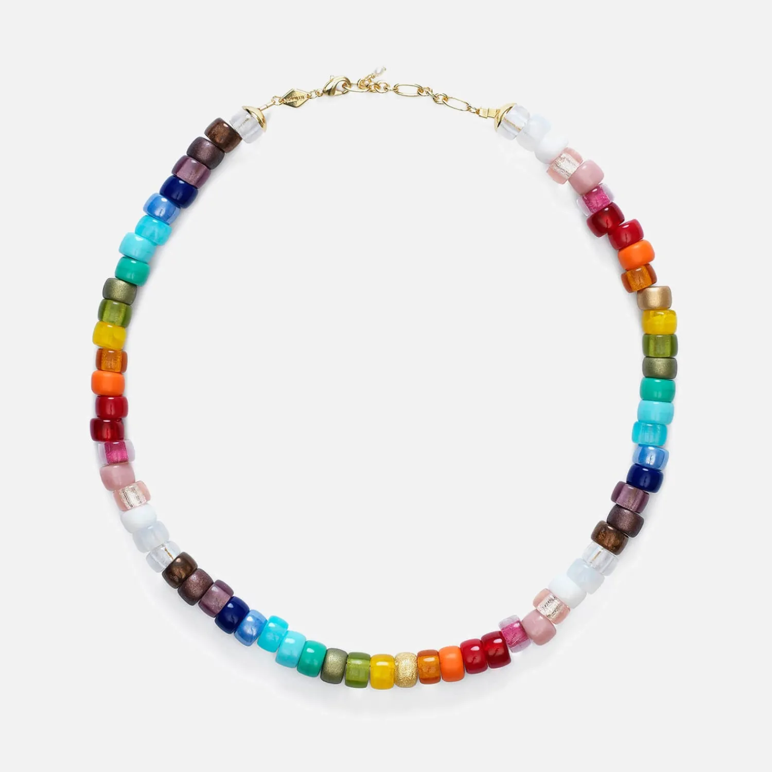 Necklaces*Anni Lu Women's Big Nuanua Necklace - Rainbow