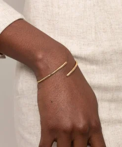 Bracelets & Bangles*Astrid & Miyu Gold-Tone Bangle
