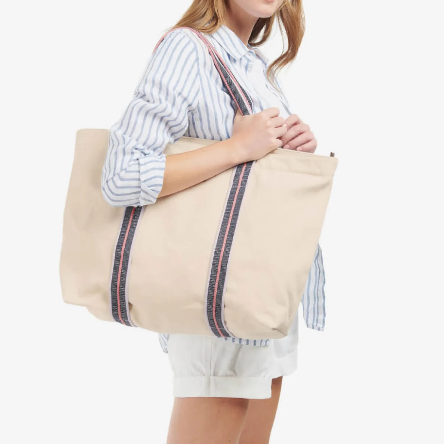 Tote Bags*Barbour Madison Beach Canvas Tote Bag