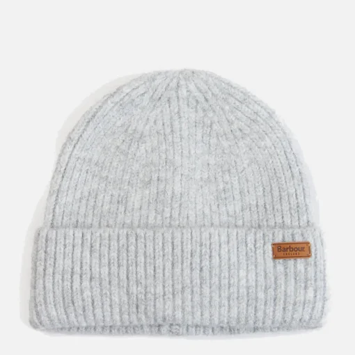Hats Scarves & Gloves*Barbour Pendle Logo-Detailed Ribbed-Knit Beanie