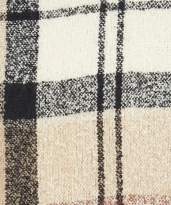 Hats Scarves & Gloves*Barbour Tartan Checked Print Boucle Scarf