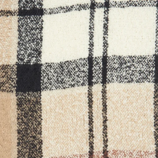 Hats Scarves & Gloves*Barbour Tartan Checked Print Boucle Scarf