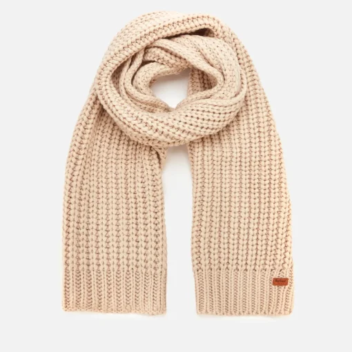 Hats Scarves & Gloves*Barbour Women's Saltburn Beanie And Scarf Set - Pearl