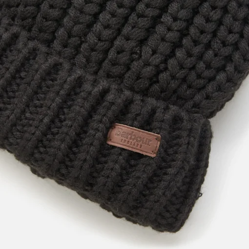 Hats Scarves & Gloves*Barbour Women's Saltburn Beanie - Black