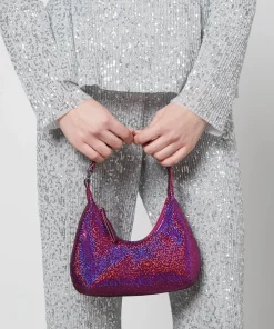 Shoulder Bags*BY FAR Baby Amber Metallic Leather Bag