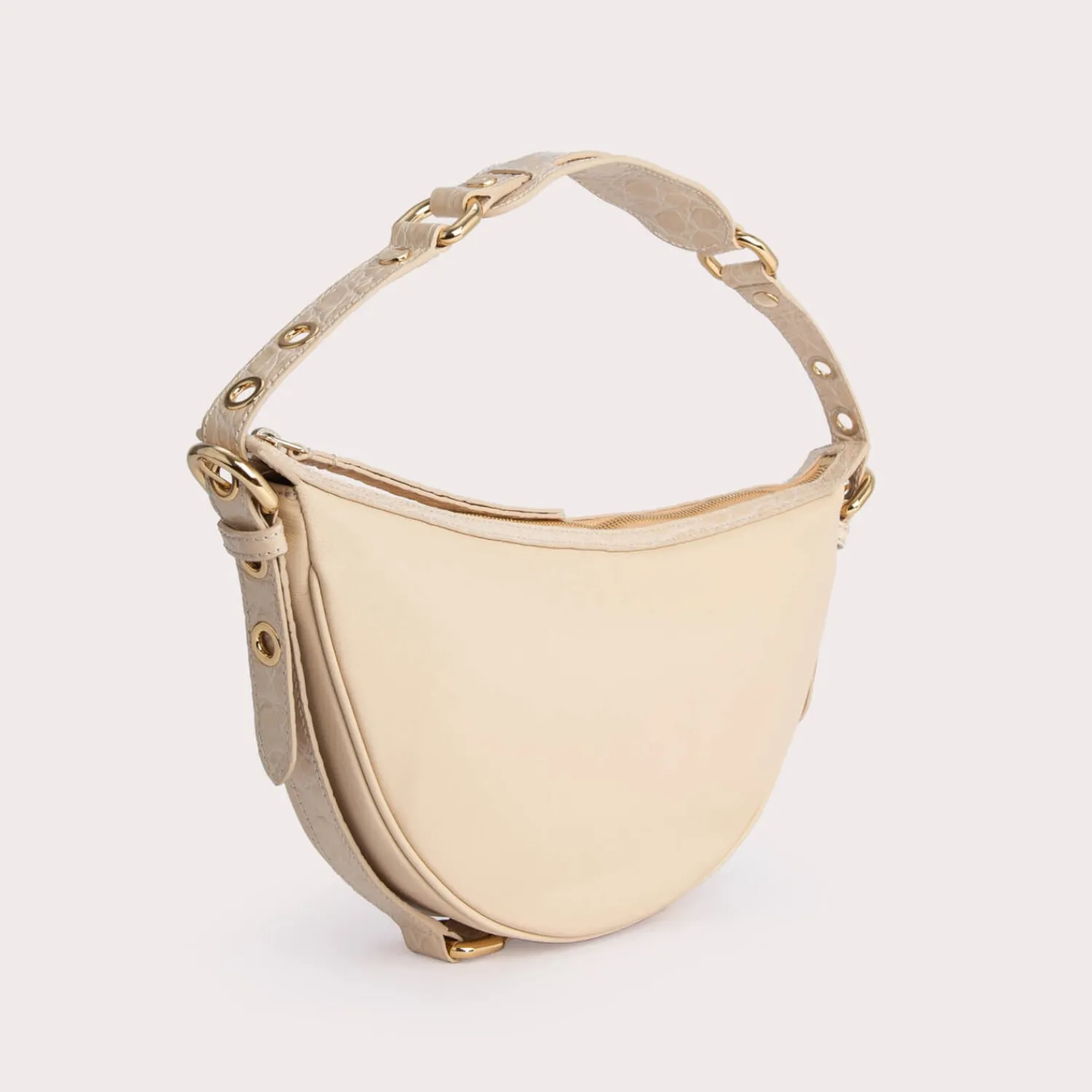 Shoulder Bags*BY FAR Gib Buckle Detail Leather Bag
