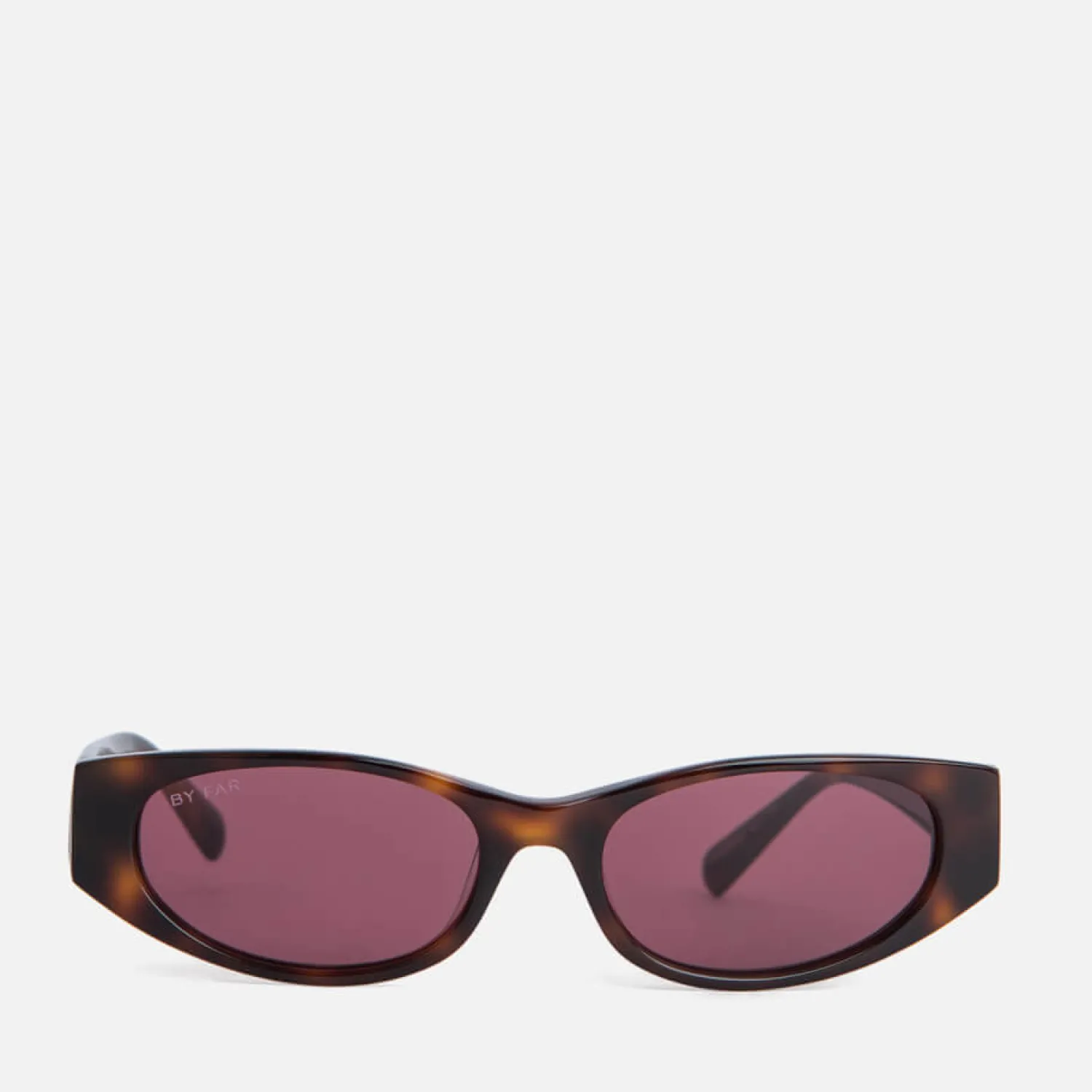 Sunglasses*BY FAR Rodeo Havana Tortoiseshell Acetate Sunglasses