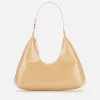 Shoulder Bags*BY FAR Women's Amber Semi Patent Shoulder Bag - Cream