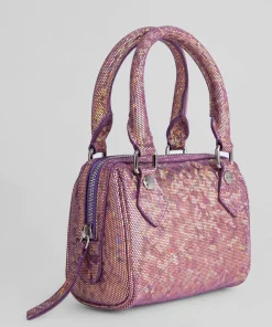 Shoulder Bags*BY FAR Women's Dora Hologram Leather Bag - Disco Violet