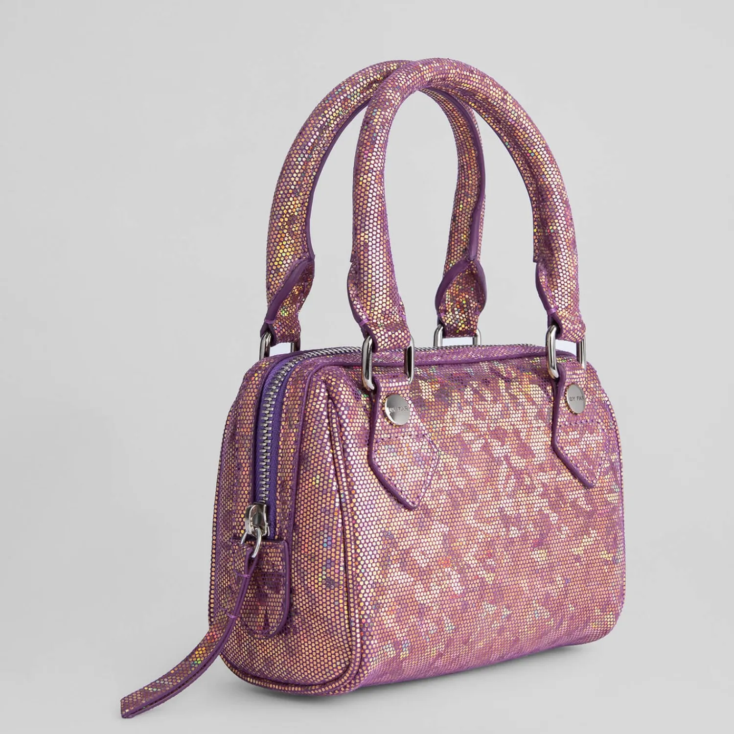 Shoulder Bags*BY FAR Women's Dora Hologram Leather Bag - Disco Violet