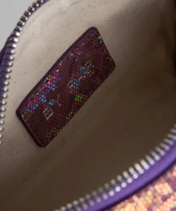 Shoulder Bags*BY FAR Women's Dora Hologram Leather Bag - Disco Violet