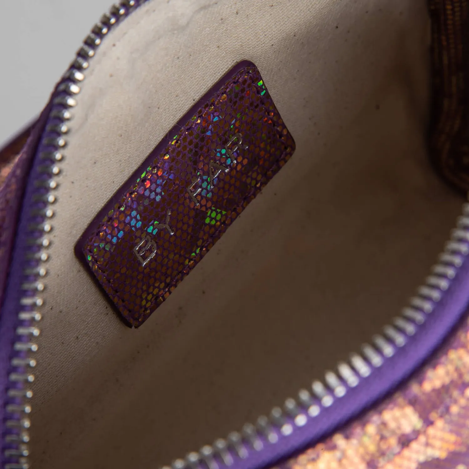 Shoulder Bags*BY FAR Women's Dora Hologram Leather Bag - Disco Violet