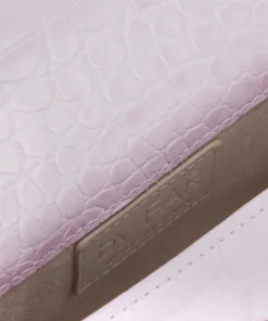 Shoulder Bags*BY FAR Women's Mini Croco Top Handle Bag - Pink