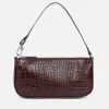 Shoulder Bags*BY FAR Women's Rachel Croco Bag - Nutella