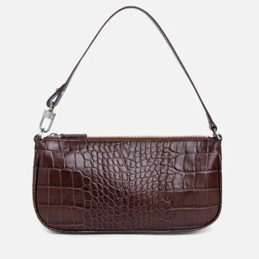 Shoulder Bags*BY FAR Women's Rachel Croco Bag - Nutella