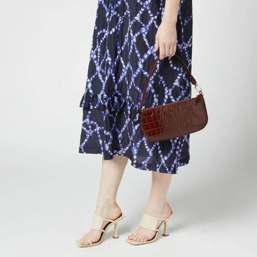 Shoulder Bags*BY FAR Women's Rachel Croco Bag - Nutella
