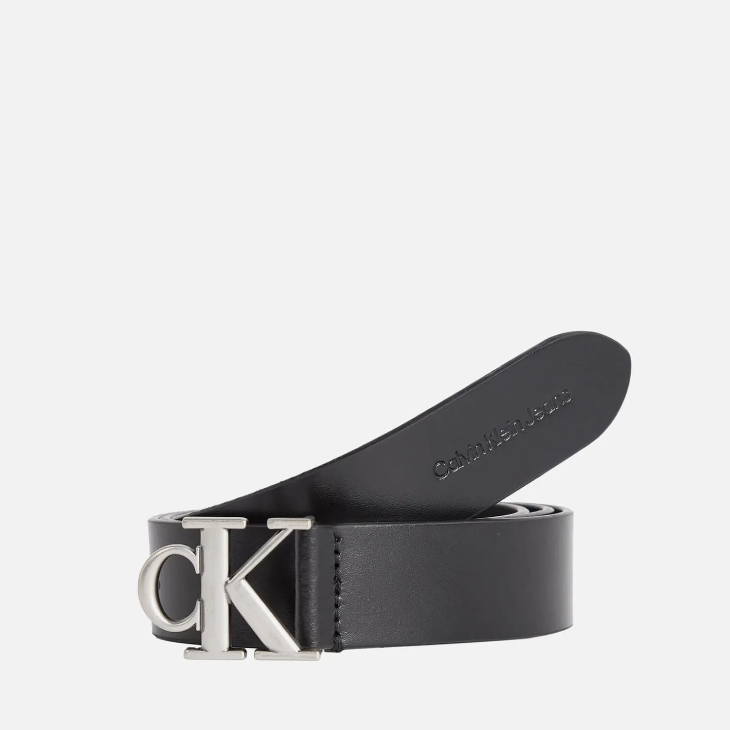 Belts*Calvin Klein Jeans Round Mono Leather Belt