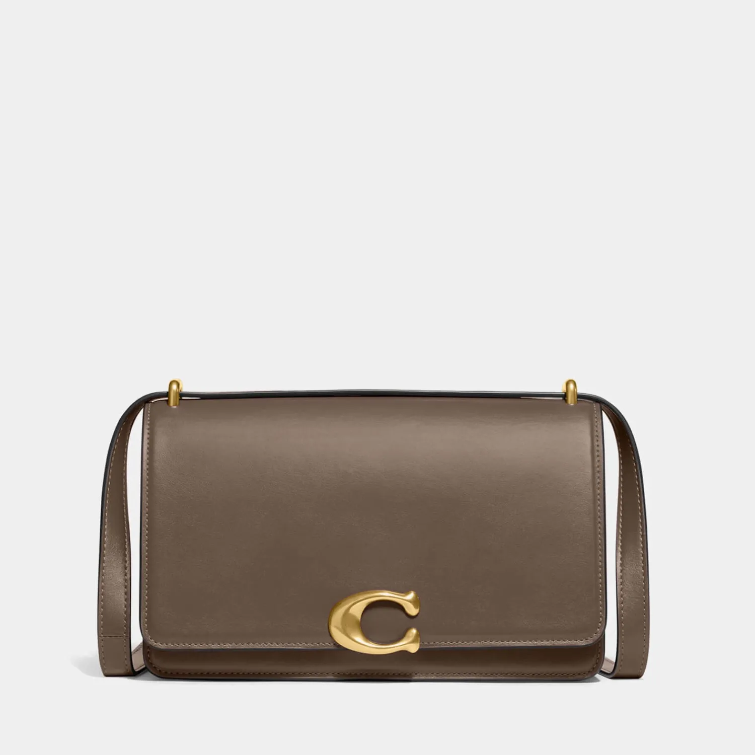 Shoulder Bags*Coach Bandit Leather Bag Dark Stone