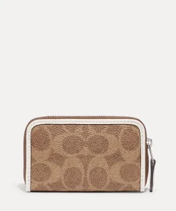 Purses And Cardholders*Coach Bunny Graphic Signature Coated Canvas And Leather Wallet