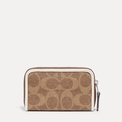 Purses And Cardholders*Coach Bunny Graphic Signature Coated Canvas And Leather Wallet
