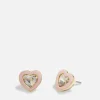 Jewellery Sets*Coach Charming Crystals Gold-Plated Earrings