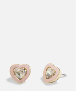 Jewellery Sets*Coach Charming Crystals Gold-Plated Earrings