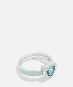 Jewellery Sets*Coach Charming Crystals Silver-Plated Ring