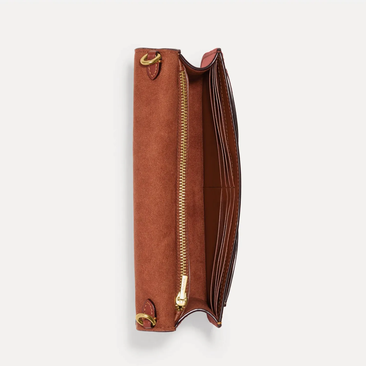 Clutch Bags*Coach Coated Canvas Signature Tabby Chain Clutch Bag