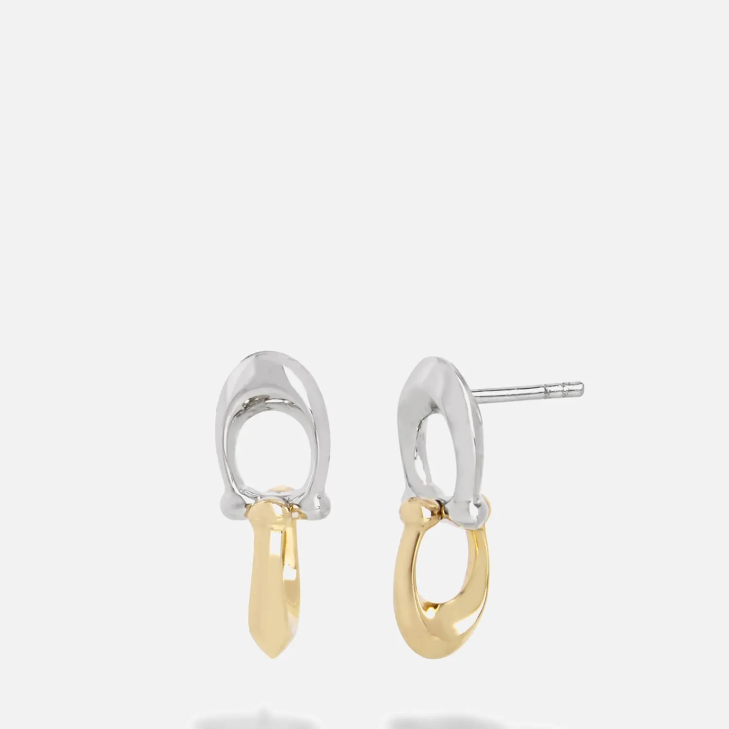 Earrings*Coach Core Essentials Plated Earrings