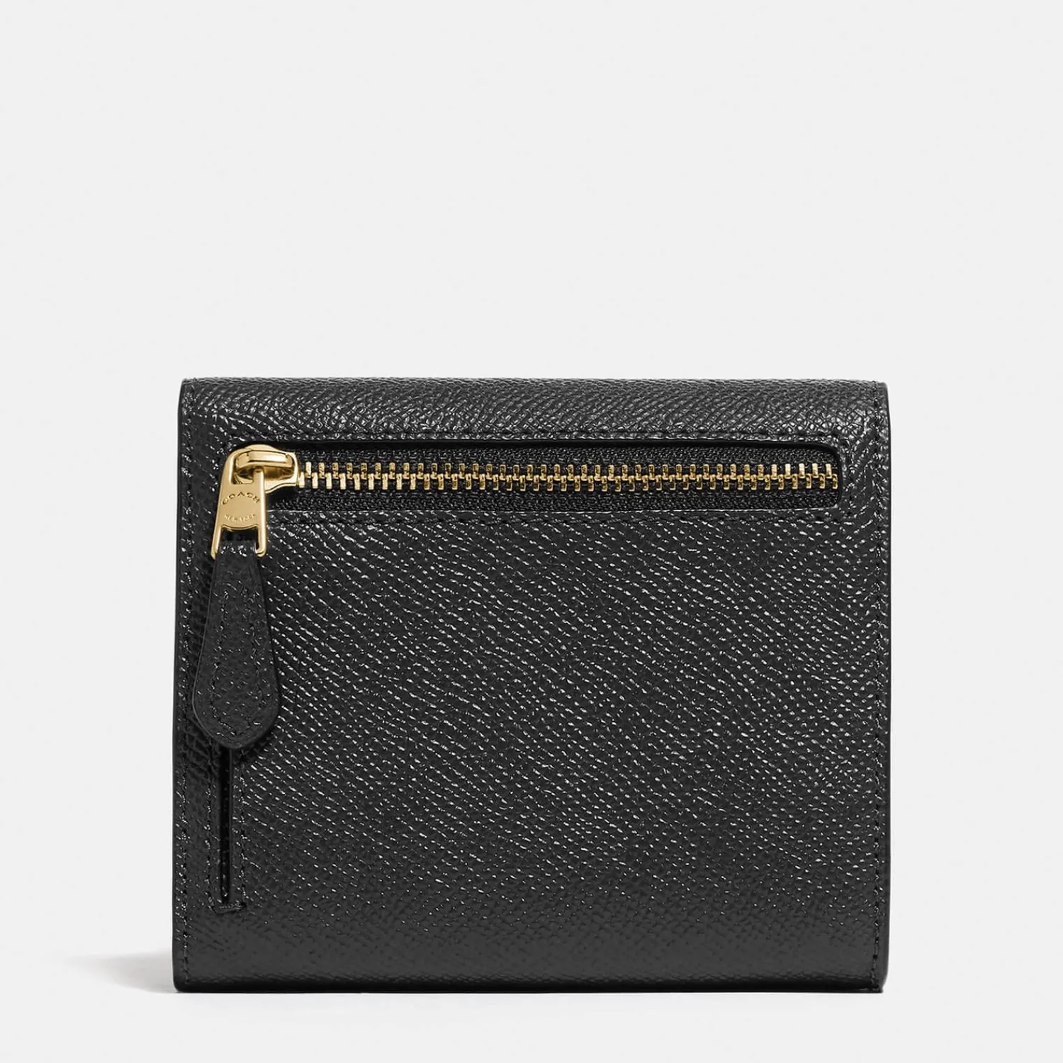 Purses And Cardholders*Coach Crossgrain Leather Small Wallet - Black