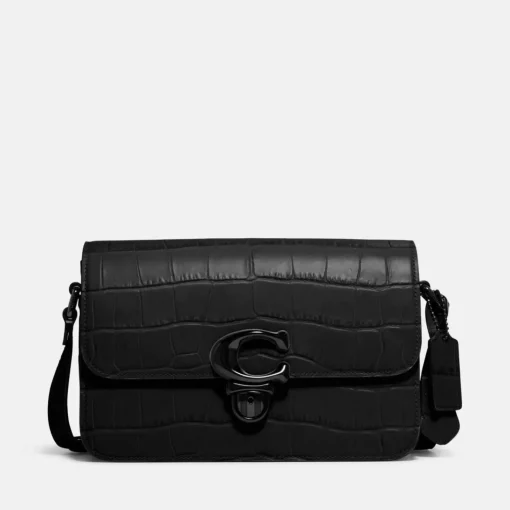 Shoulder Bags*Coach Embossed Croc Studio Shoulder Bag