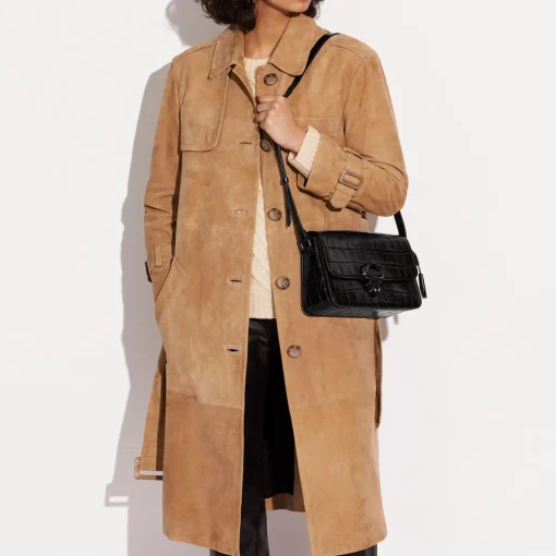 Shoulder Bags*Coach Embossed Croc Studio Shoulder Bag
