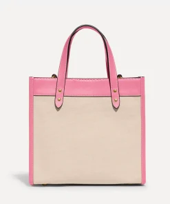 Tote Bags*Coach Field 22 Canvas And Faux Leather Tote Bag