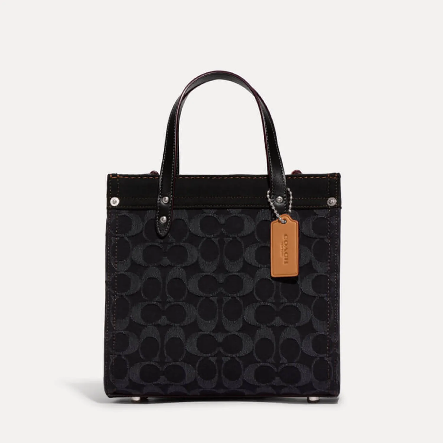 Tote Bags*Coach Field Tote 22 Leather And Jacquard-Blend Bag