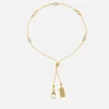 Bracelets & Bangles*Coach Gold-Plated And Faux Pearl Slider Bracelet
