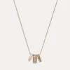 Necklaces*Coach Gold-Platedenamel And Crystal Necklace
