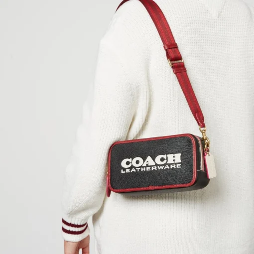 Crossbody Bags*Coach Kia Leather Camera Bag