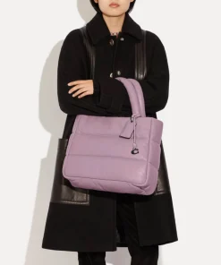 Tote Bags*Coach Leather Quilted Pillow Tote Bag