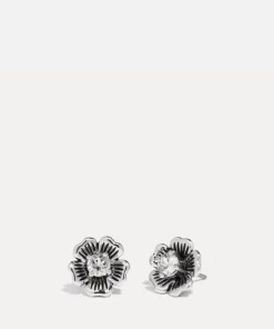 Earrings*Coach Mini Tea Rose Stud
