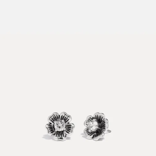 Earrings*Coach Mini Tea Rose Stud